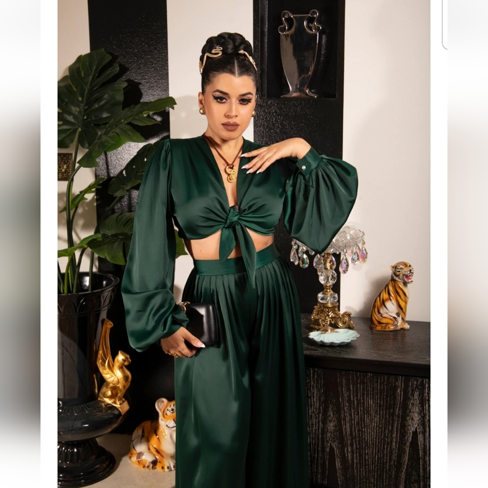 NWT Vintage Vandalizm Emerald Harlow Set